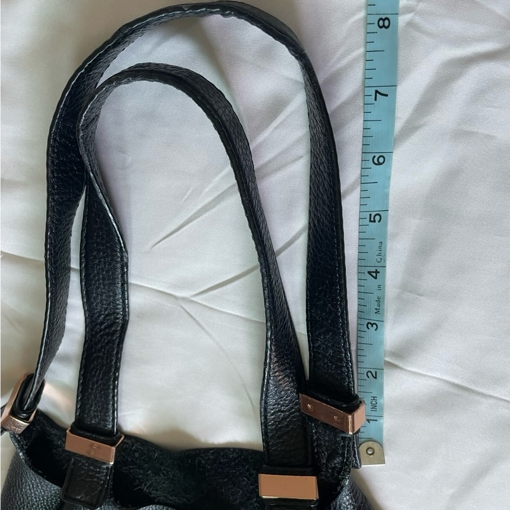 Michael Kors Black Leather Tote Bag - Picture 14 of 16